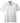 Front view of white Wachusett Mountain performance golf polo featuring three-button placket, moisture-wicking fabric, and embroidered blue mountain logo on the sleeve