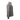 Side view of men’s dark grey athletic quarter zip top with white mountain logo detail, lightweight breathable fabric, and relaxed fit for training or casual layering