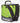 Athalon Junior Triathlon Boot Bag in lime green with gray and black accents: lightweight ski boot backpack featuring air vents, side accessory pockets, and durable zippers for travel and mountain adventures