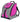 Athalon Everything Boot Bag Pink and Gray: ski and snowboard boot backpack with ventilated side pockets and top handle
