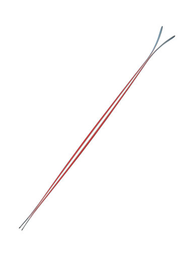 Side profile of Nordica Enforcer 88 skis showing camber and rocker design, built for edge grip, responsiveness, and superior stability in variable snow conditions
