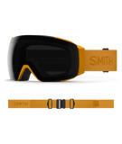 Smith I/O MAG Sunrise Snow Goggles with ChromaPop Sun Black lens: bold golden-yellow frame and strap delivering sleek style and superior glare protection. Ideal for bright bluebird ski days and high-alpine performance
