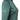 Close-up of women’s emerald green quarter zip pullover highlighting the sleek mountain logo embroidery and soft stretch fabric texture. Perfect for outdoor fitness or travel