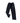 Full view of blue and black plaid Wachusett Mountain flannel pants with elastic waistband and side pockets