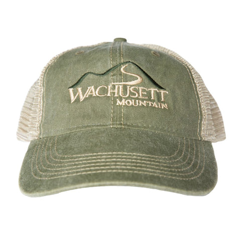 Wachusett Mountain Adult Vintage Logo Trucker Hat by Ouray